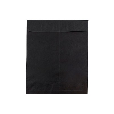 JAM Paper 11.5 x 14.5 Tyvek Tear-Proof Open End Catalog Envelopes Black V021386B