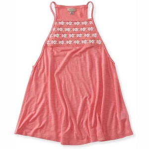 Aeropostale Womens Crochet Hi-Neck Cami Tank Top - 1 of 1