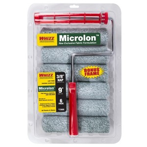 Whizz Microlon 9 in. W X 3/8 in. Regular Paint Roller Cover 6 pk - 1 of 1