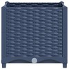 vidaXL Raised Bed Blue Grey Polypropylene Medium Durable Raised Bed - 4 of 4