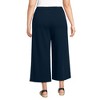 Lands' End Women's Sport Knit Pull On Drawstring Wide Leg Crop Pants - 2 of 4