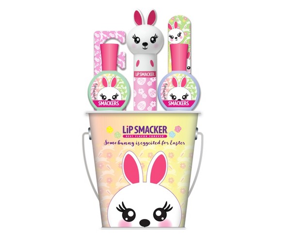 Lip Smacker Easter Bucket, Bunny - 6ct