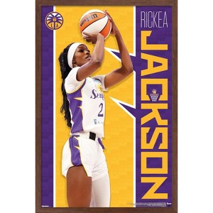 Trends International WNBA Los Angeles Sparks - Rickea Jackson 25 Framed Wall Poster Prints - 1 of 4