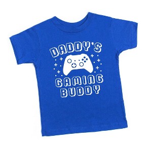 The Juniper Shop Daddy's Gaming Buddy Toddler Short Sleeve Tee - 1 of 2