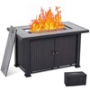 Outdoor Fire Pit Table Propane, 44" Gas Fire Pit with Hidden Tank Storage & Cover, 50,000 BTU for Patio and Deck - 3 of 4