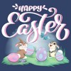 Boy's Bambi Happy Easter Thumper Pull Over Hoodie - 2 of 4