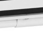 white seat with white frame