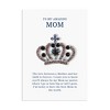 Anna-Kaci Purple Royal Monarch Queen Crown Crystal Rhinestone Brooch Pin with Family Gift Message Card & Envelope Jewelry Gifts - 2 of 4