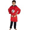 DC Comics Justice League Kids Superhero Oversized faux-shearling Sweatshirt Lounge Hoodie - 3 of 4