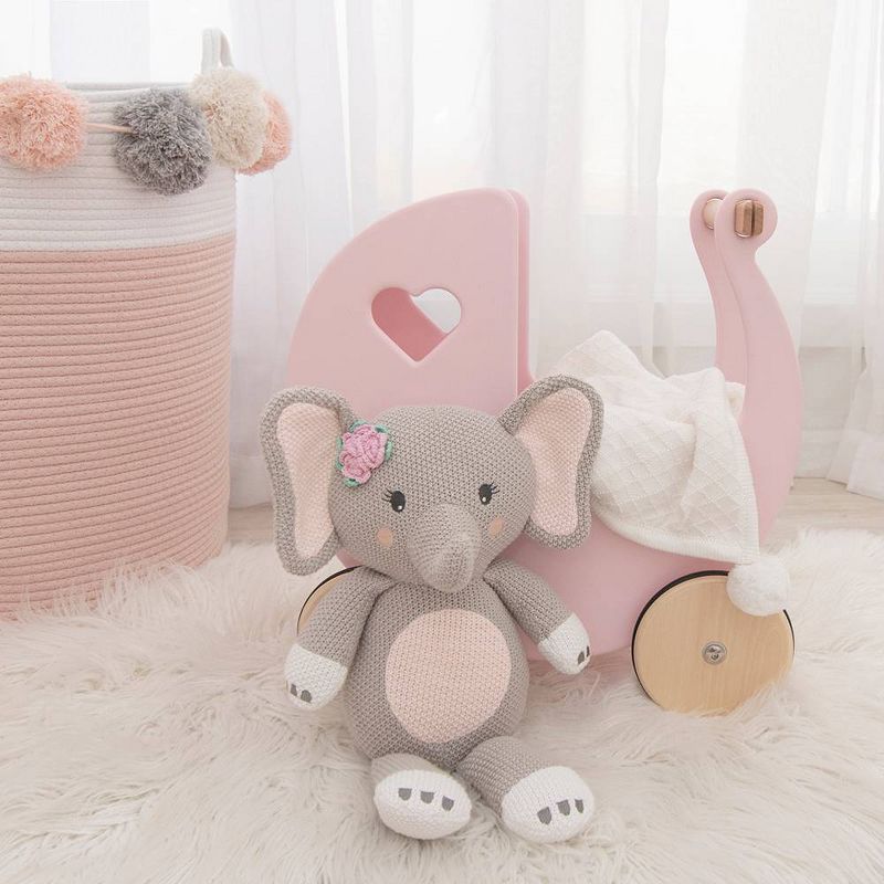 Living Textiles Baby Stuffed Animal - Ella Elephant, 3 of 4