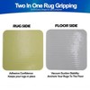 5 Star Super Deals Rug Grippers with Non Slip Vacuum Suction Grip - 16pc - Anti-Slip & Curl Prevention Mats - Square - 2 of 4