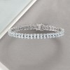 Ross-Simons 13.00-15.00 ct. t.w. Aquamarine 2-Row Tennis Bracelet in Sterling Silver - 3 of 4