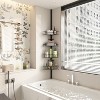 APRILSOUL Tension Pole Corner Shower Caddy with 4 Adjustable Baskets - 2 of 4