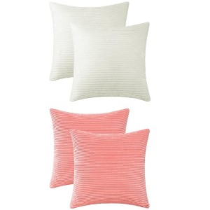 REGALWOVEN 4 Pcs Modern Sofa Home Decorative Throw Pillow Covers 18" x 18" - 1 of 4