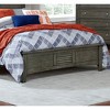 Full Size Wooden Platform Bed with Headboard for Bedroom - 3 of 4
