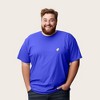 Dalix Ghost Embroidered Soft Cotton Short Sleeve T Shirt Mens - 3 of 4