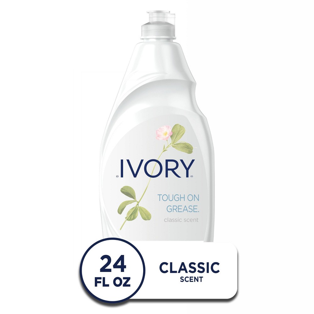 10 pack Ivory Ultra Concentrated Liquid Dish Soap  Classic Fresh Scent  24 Fluid Ounces