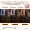 USIKEY 43.5in(L) Large Vanity Set, Vanity Desk with Mirror and 10 LED Lights, Makeup Vanity Table with Lights and 5 Drawers - 4 of 4