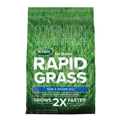 Scotts Rapid Grass Sun & Shade Mix Grass Seeds - 16lb