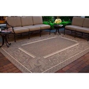 Courtyard CY2965 UV & Stain Resistant Non-Shedding Power Loomed Indoor/Outdoor Rugs - Safavieh - 1 of 4