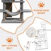 coucheta 68.5-Inch Tall Cat Tree for Indoor Cats Large Adult Upgraded Heavy Duty Cat Tower for Large Cats with Scratching Posts/Condo/Plush Perches - 4 of 4