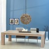 Modern Home Nautical Natural Driftwood Ceiling 20" Ball Pendant Light - Seaside Ocean Beach Chandelier - 2 of 4