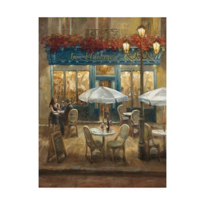 Paris Cafe I 14x19 Giclee Canvas Wall Art
