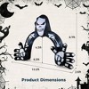 NAYSAYE Inflatable Holiday Decoration Grim Reaper Archway for Halloween Yard Display, White and Black, 122.4"*62.4"*104.4" - 3 of 4