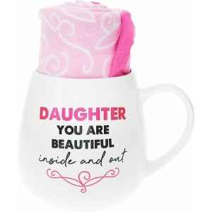 Pavilion Gift Company - Daughter - 15.5 oz Mug and Sock Set - Drinkware - 1 of 4