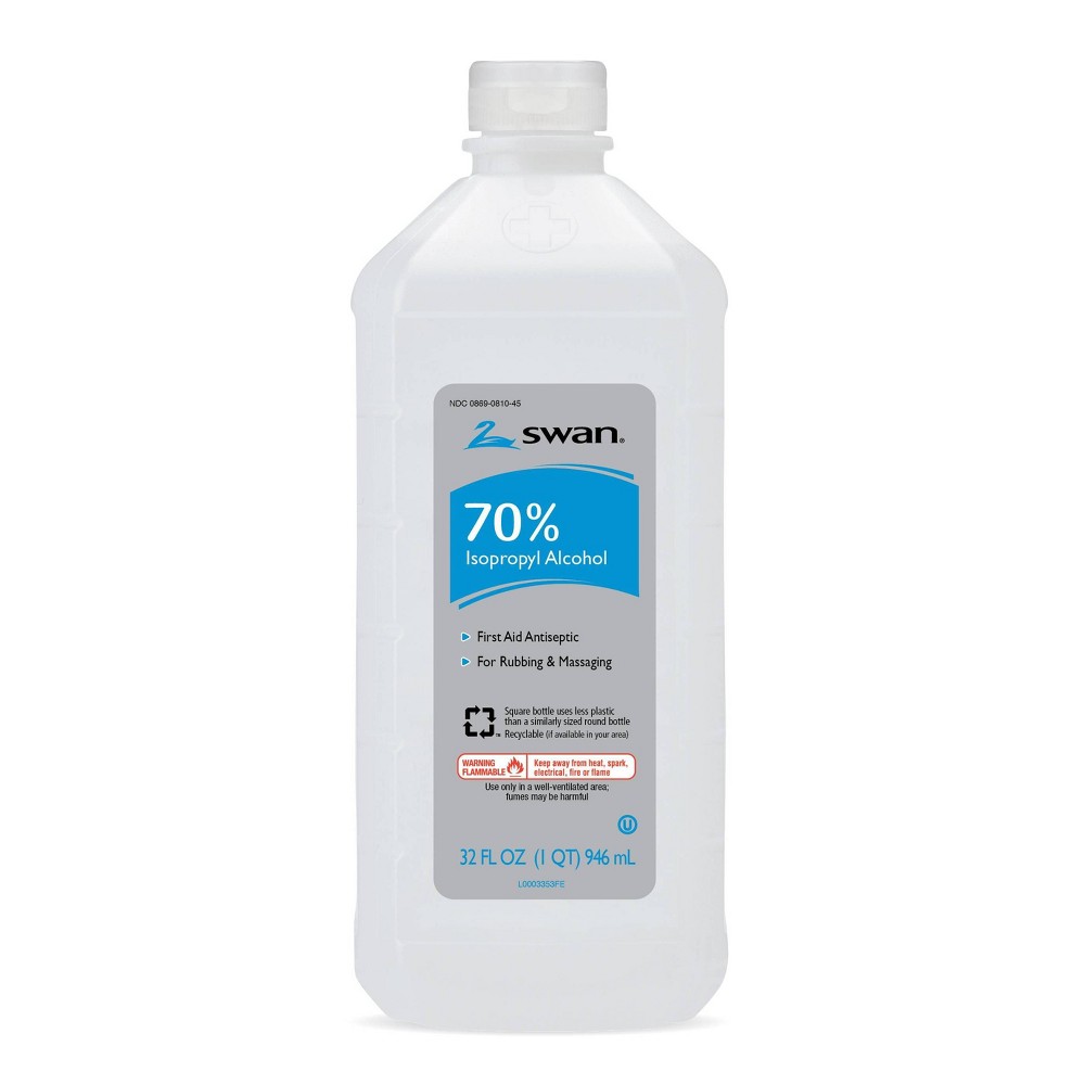 UPC 308691157103 product image for Swan 70% Isopropyl Alcohol - 32 fl oz | upcitemdb.com