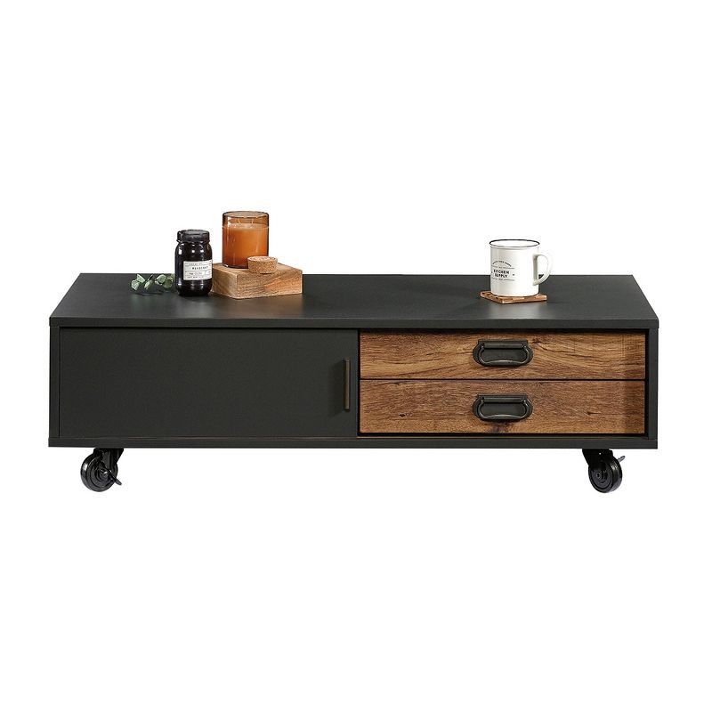 Sauder Boulevard Cafe Coffee Table Black with Vintage Oak Accents, 1 of 6