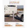 VEVOR Trailer Jack, 8000 lbs Static Load Capacity, Heavy Duty Swivel Bolt-on Trailer Jack, 28.5" Lift Trailer Jack Stand with Handle for RV Trailer - 3 of 4