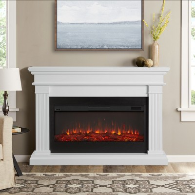 Real Flame Carlisle Electric Decorative Fireplace Dark Brown : Target