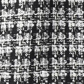 black white tweed