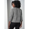 Jessica London Women's Plus Size Tweed V-Neck Jacket - 3 of 4