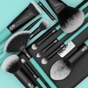 MODA Brush Pro Full Face 13pc Makeup Brush Set with Wrap, Includes Flat Powder, Highlight, and Crease Makeup Brushes - image 3 of 4