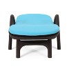 PAGED Patio Chaise Lounge Modern Lounge Chair with Cushion Comfortable Recliner for Garden, Poolside - 3 of 4