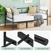 COZONY Twin Daybed with Trundle – Roll-Out Twin Bed Frame with Durable Steel Slats, Space-Saving Design, Mattresses Sold Separately - 4 of 4