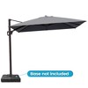 Crestlive Products 9x11FT Cantilever Umbrella UV30+ Outdoor 360 Degree Rotation Offset Umbrella 6 Heights Adjustable Cantilever Patio Umbrella - 2 of 4