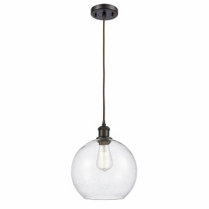 Athens - 1 Light Cord Hung Mini Pendant In Industrial Style-13 Inches Tall and 10 Inches Wide - 1 of 1