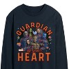 Men's - Marvel - Guardian Of Your Heart Valentine Long Sleeve Graphic T-Shirt - 2 of 4