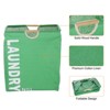 Unique Bargains Collapsible Fabric Cotton Polyester Mesh Laundry Hamper - 3 of 4