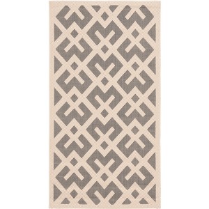 Courtyard CY6915 UV & Stain Resistant Non-Shedding Power Loomed Indoor/Outdoor Rugs - Safavieh - 1 of 4