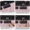 GustoWave Suitcase Set 3 Piece Luggage Set, Carry On Hardside Luggage with TSA Lock Spinner Wheels, ABS Material (20/24/28 in) - 3 of 4
