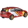 2001 Honda Civic Type R EP3 "No Good Racing" Red and White with Graphics 1/64 Diecast Model Car by Paragon - 3 of 4