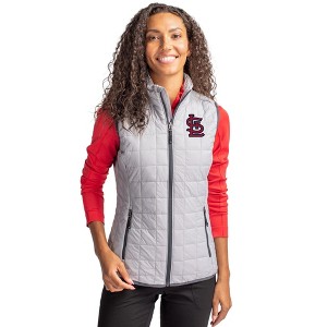 St Louis Cardinals Cutter & Buck Rainier PrimaLoft® Womens Eco Insulated Full Zip Puffer Vest - 1 of 1