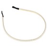 Unique Bargains Women's Elegant Faux Pearl Headband 4.72" Gold Tone White 1 Pc - 4 of 4