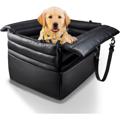 TruAIR Foldable Dog Car Seat Ð Booster Travel Bed for Medium Pets