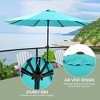 WestinTrends 9 Ft Outdoor Patio Market Table Umbrella with Tilt and Crank - 4 of 4