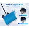 GustoWave Snow Shovel for Driveway, 29" Heavy Duty Snow Removal Tool with Wheels - 4 of 4